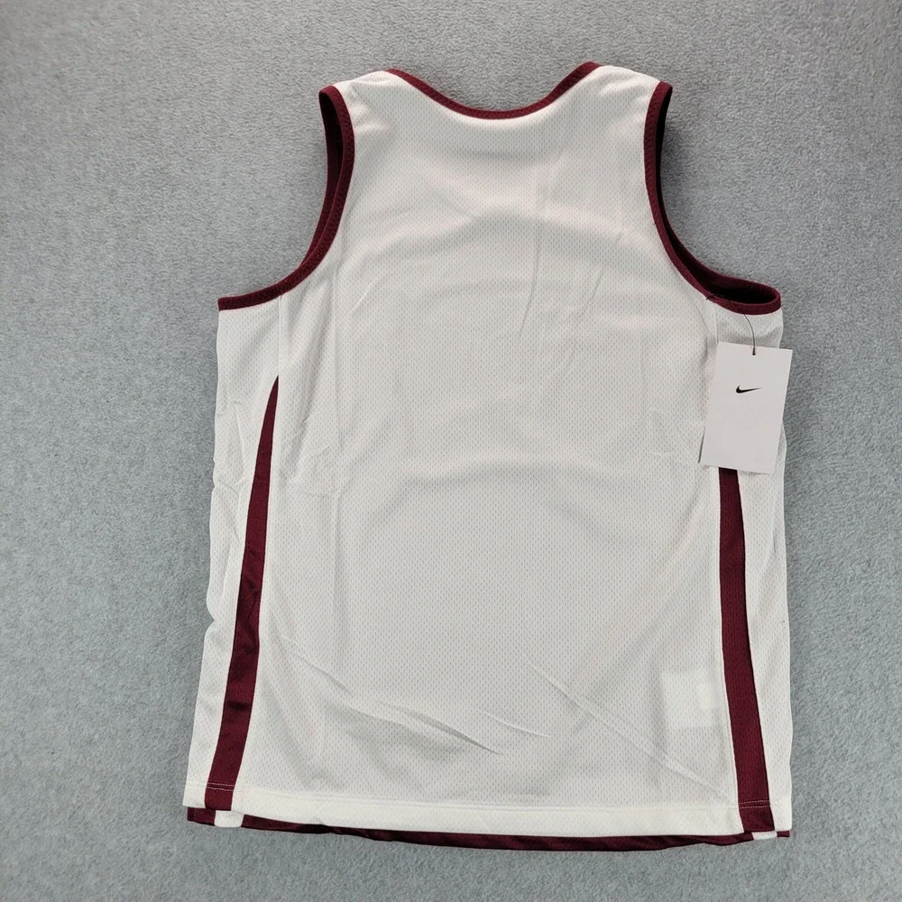 Nike Kids Reversible‎ Basketball Jersey Maroon White DN5269-612 Size Large L